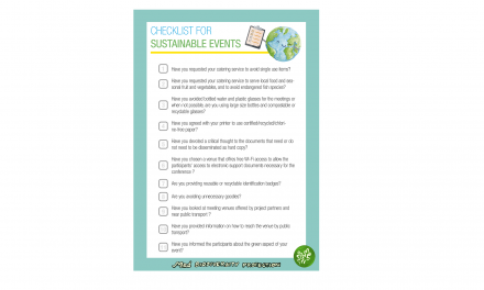 Supporting cooperation towards greener events